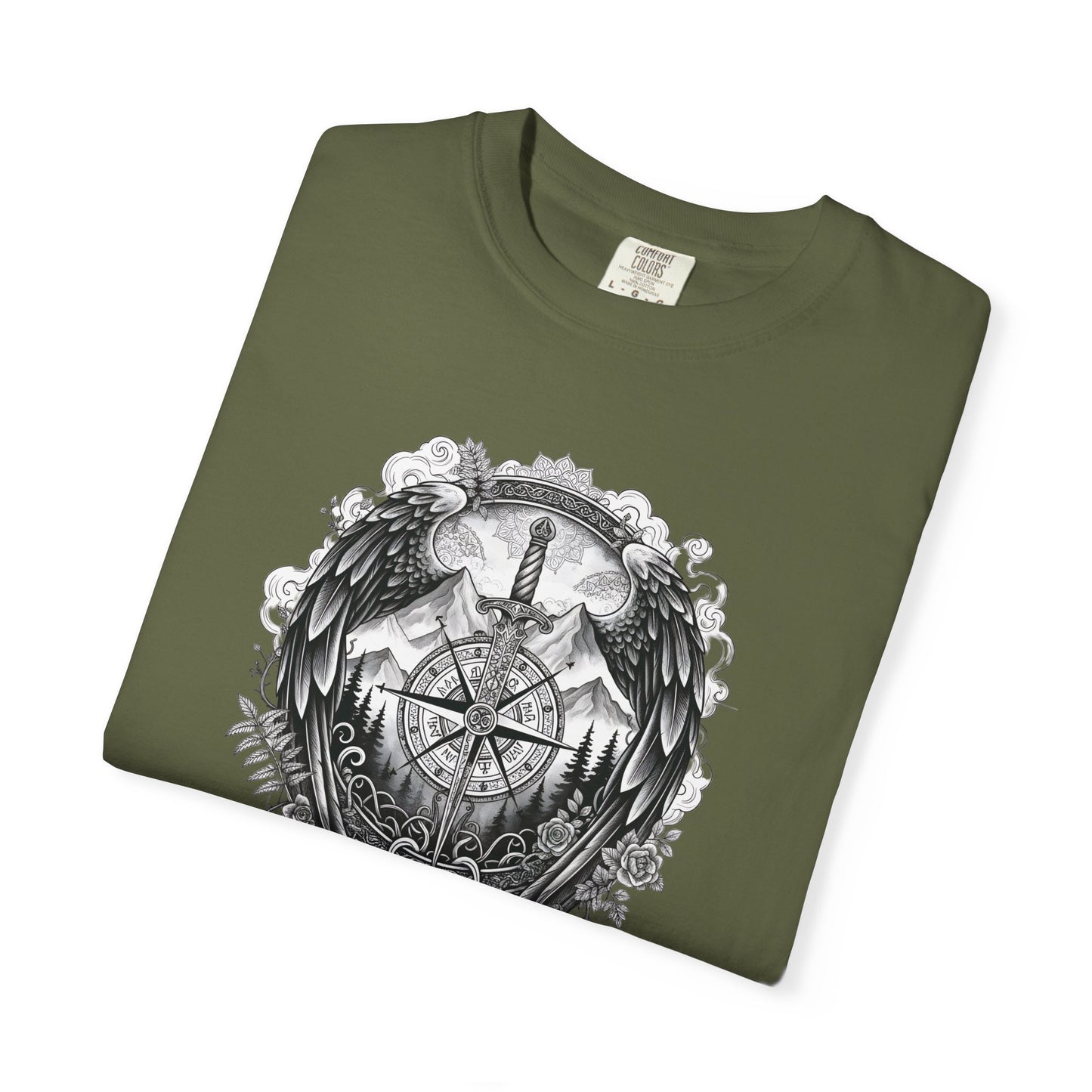 Viking Compass T-Shirt | Nordic Viking Clothing | Vegvisir Norse Pagan Tee