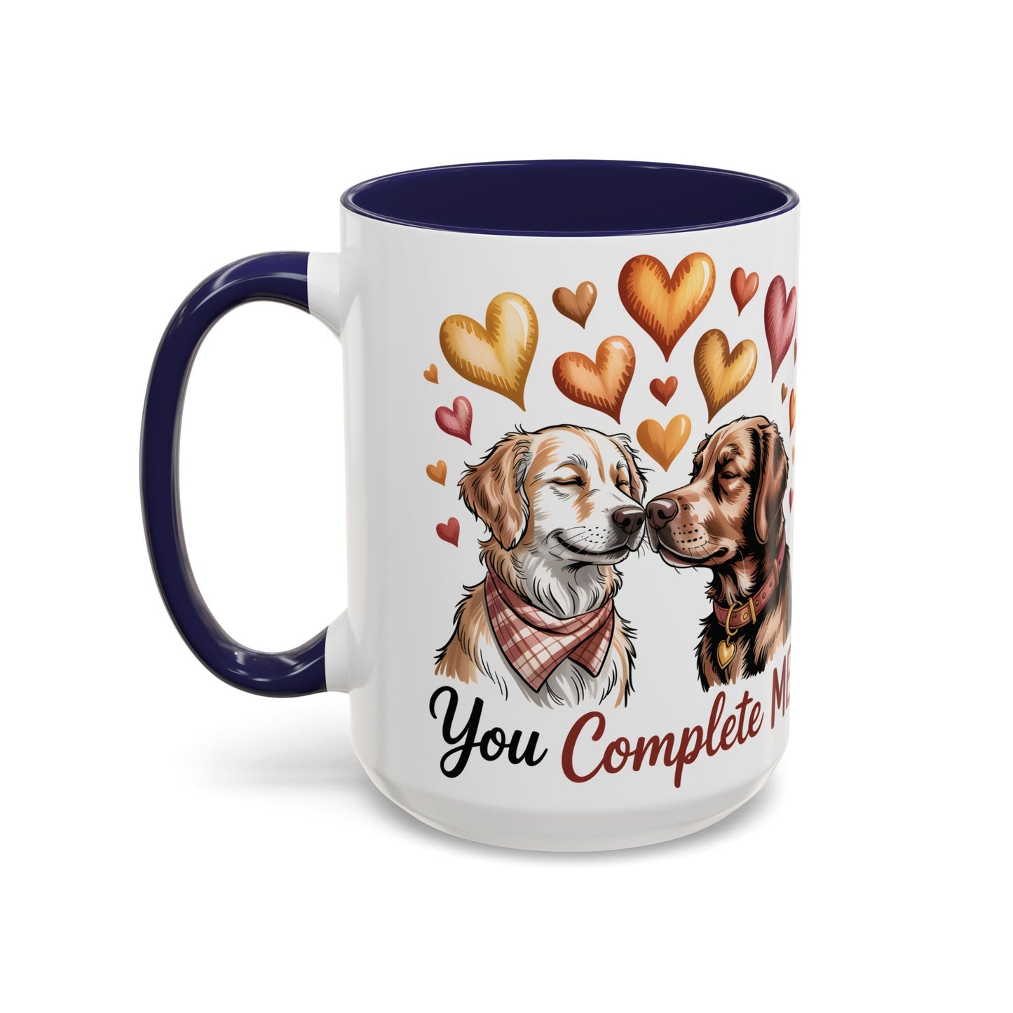 You Complete Me Mug | Cute Dog Lover Gift | Valentines Day Gift for Wife Husband |