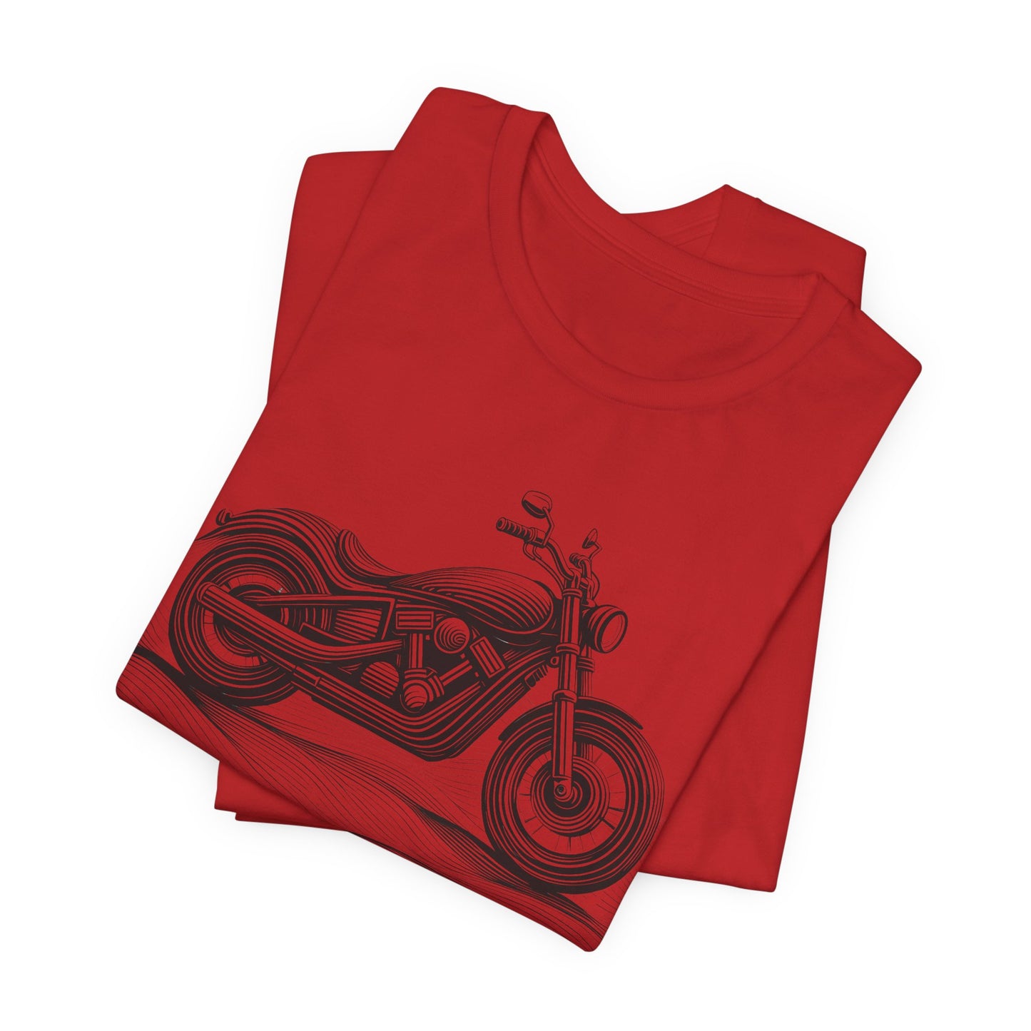 Cotton biker shirt, streetwear tee, biker apparel, motorcycle gift.