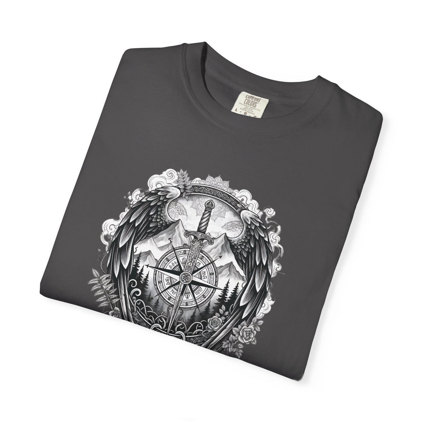 Viking Compass T-Shirt | Nordic Viking Clothing | Vegvisir Norse Pagan Tee