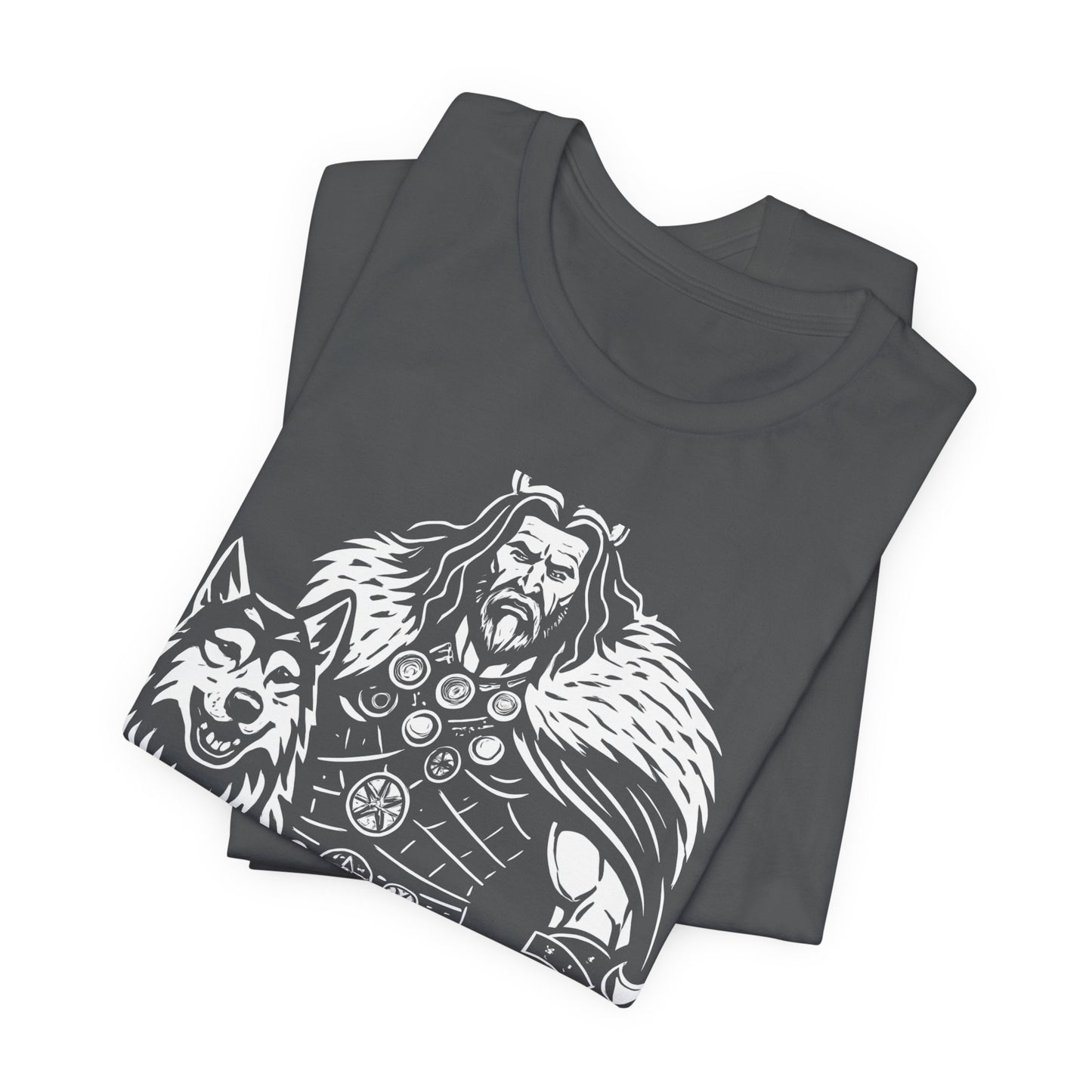 Tyr Viking God T-Shirt, This viking apparel captures the essence of a norse warrior, making it the epitome of viking clothing for those drawn to the fierce and the mythical.