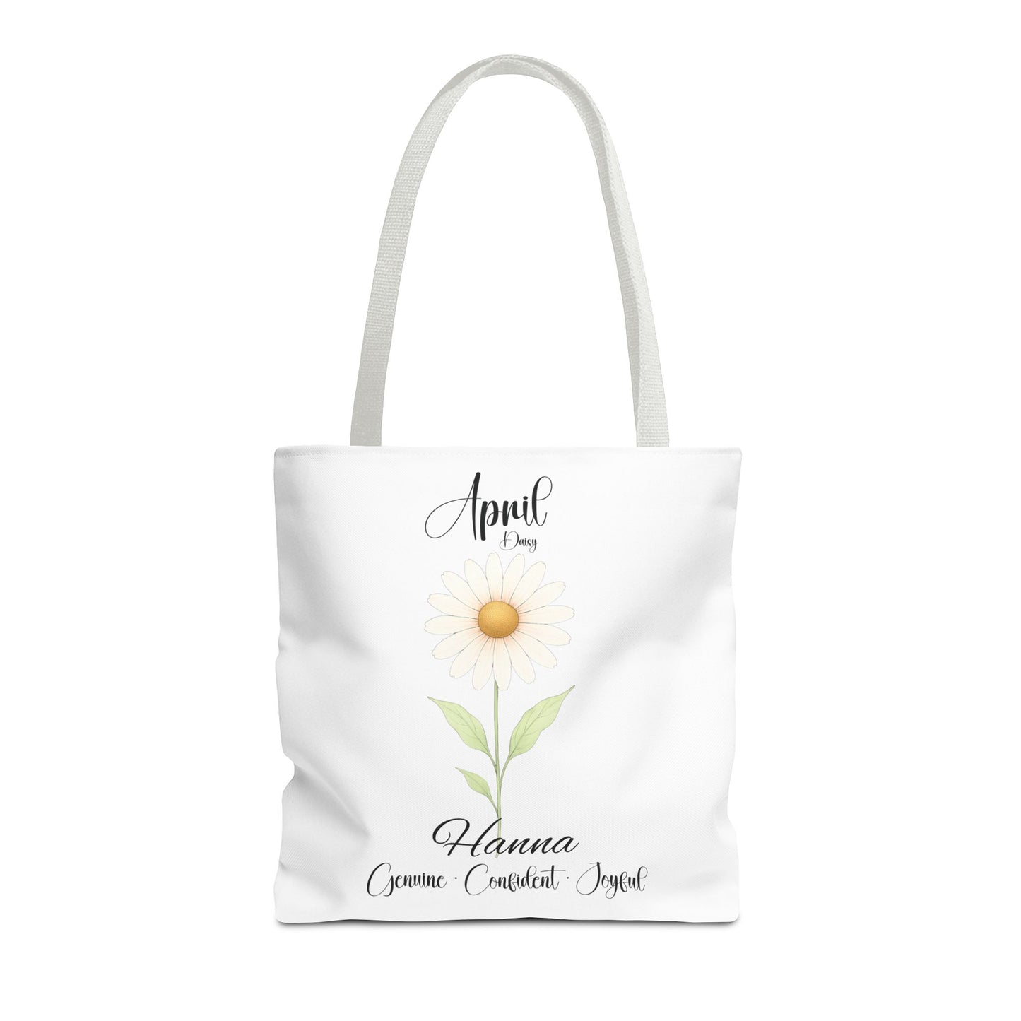 Custom birth month flower bag for her, milestone birthdays, bestfriend gift.