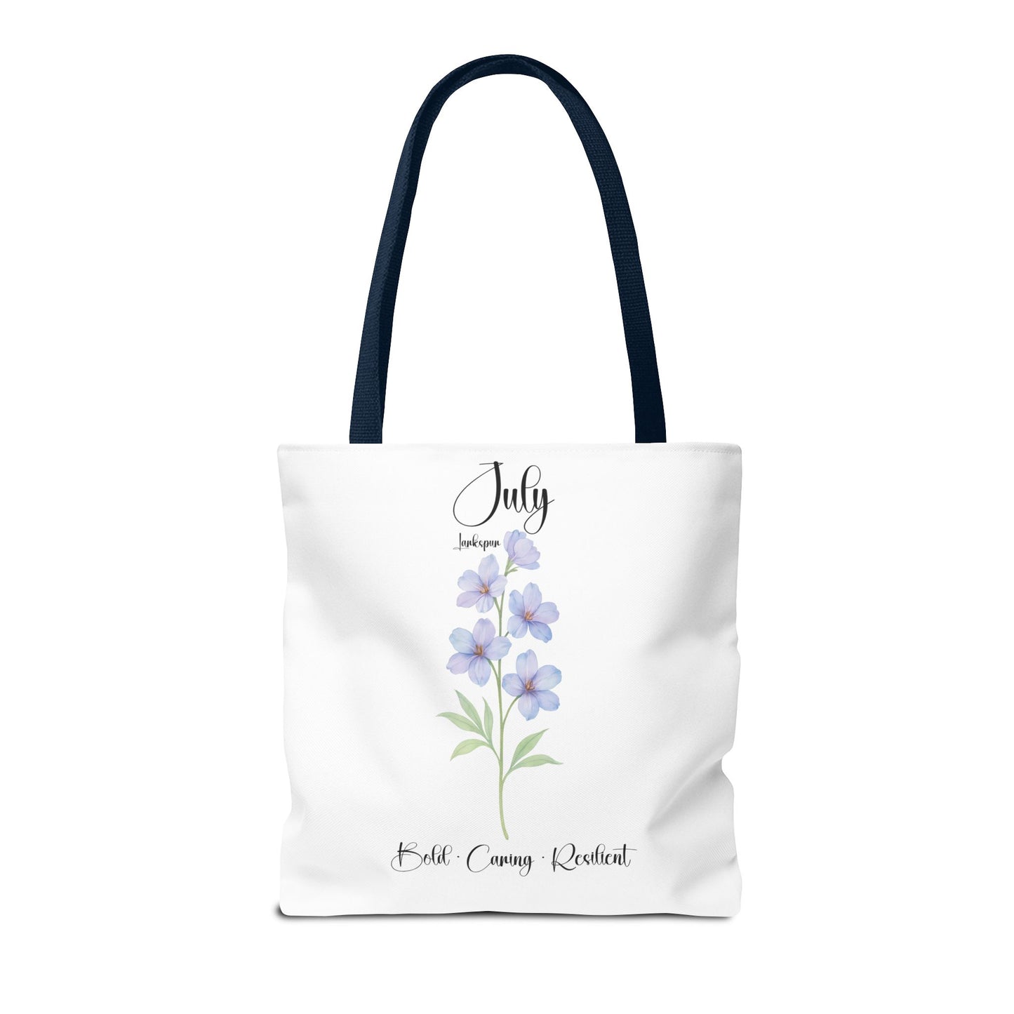 Personalized birth month flower tote bag for her, milestone birthdays, bestfriend gift.