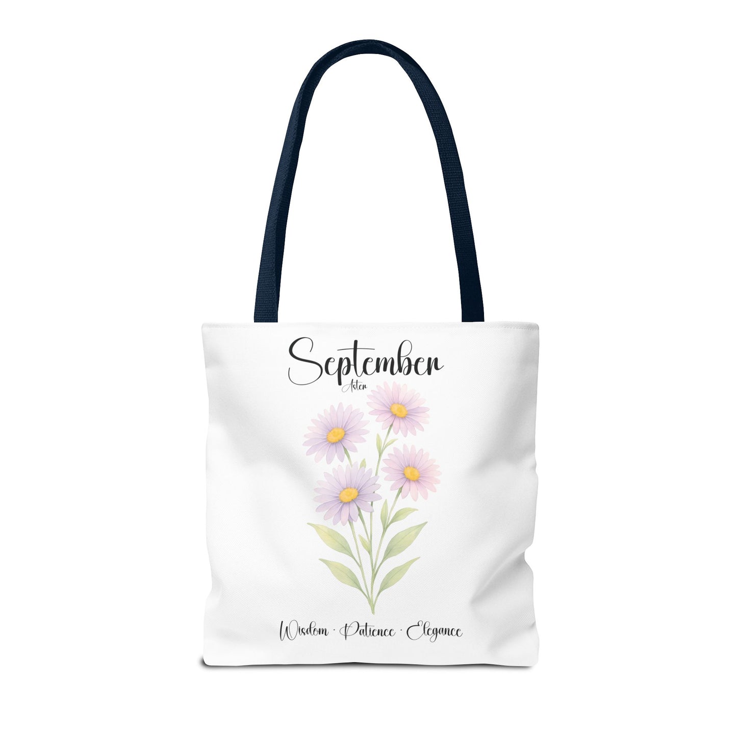 Personalized Best Friend tote bag for her, Birth Month Flower, milestone birthdays.