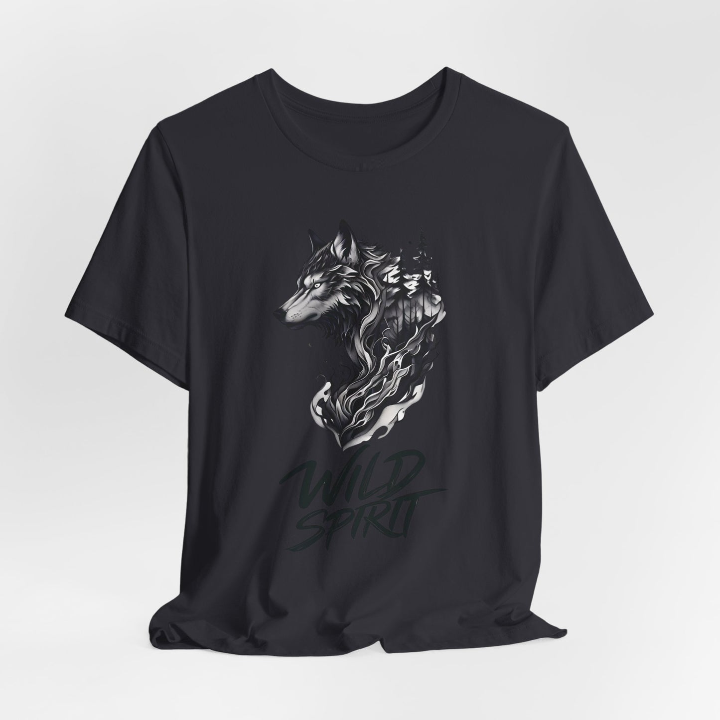 Wild Spirit Wolf Tee - Unisex, Gothic Streetwear, Alternative Clothing, grunge