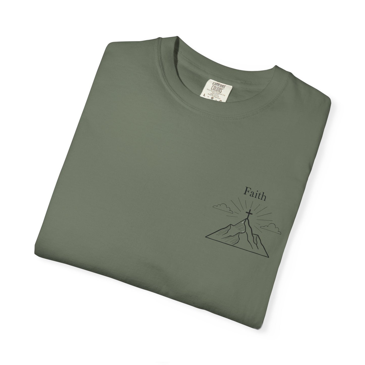 Faith Moves Mountains Comfort Colors Tee,Christianity Gift, Christianity Shirt,Christian Merch, Jesus Christ Shirt, Religion, Christian Gift