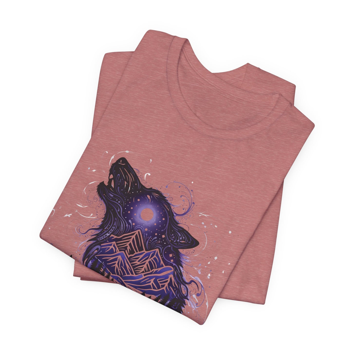 Wild Spirit Wolf Tee - Unisex, wildlife shirt, Gothic Streetwear, Alternative Clothing.