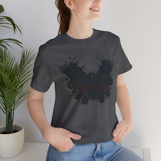 Dark Raven Gothic Apparel  | Unisex Cotton Shirt | Dark Aesthetic  |