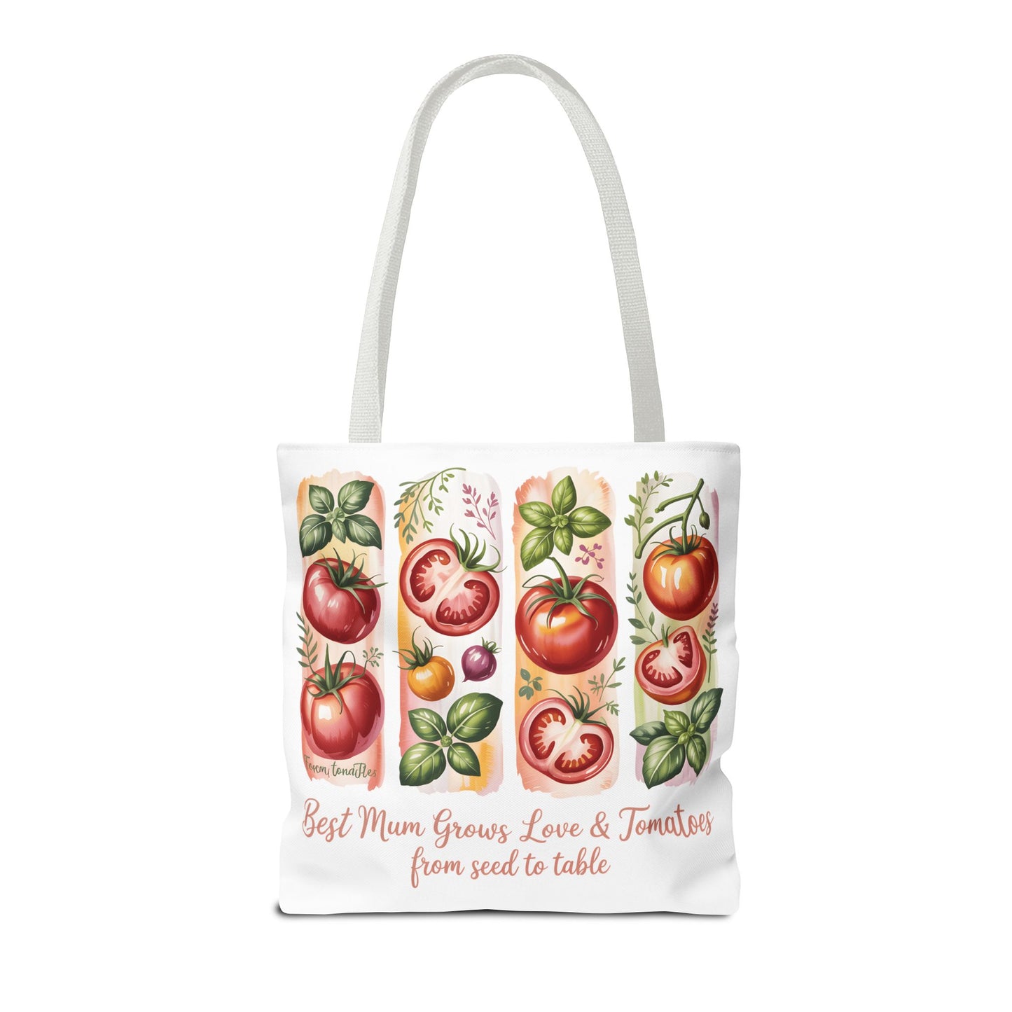 Best Mom Tote Bag, Tomato Garden Lover Design, Perfect Mothers Day Gift for Moms Who Love Gardening and Nature