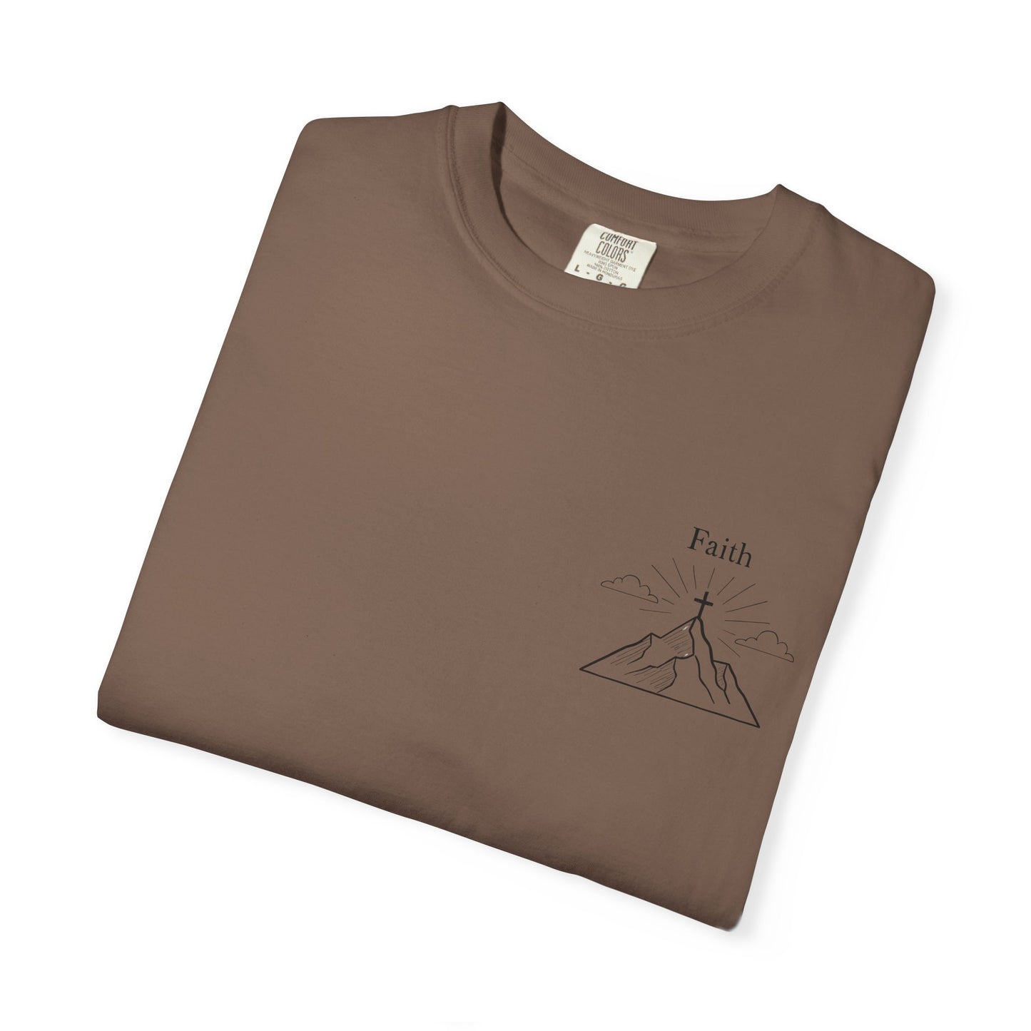 Faith Moves Mountains Comfort Colors Tee,Christianity Gift, Christianity Shirt,Christian Merch, Jesus Christ Shirt, Religion, Christian Gift