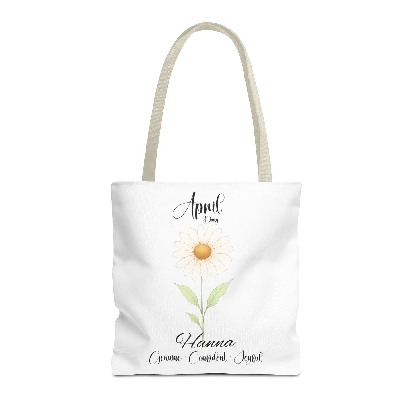 Custom birth month flower bag for her, milestone birthdays, bestfriend gift.