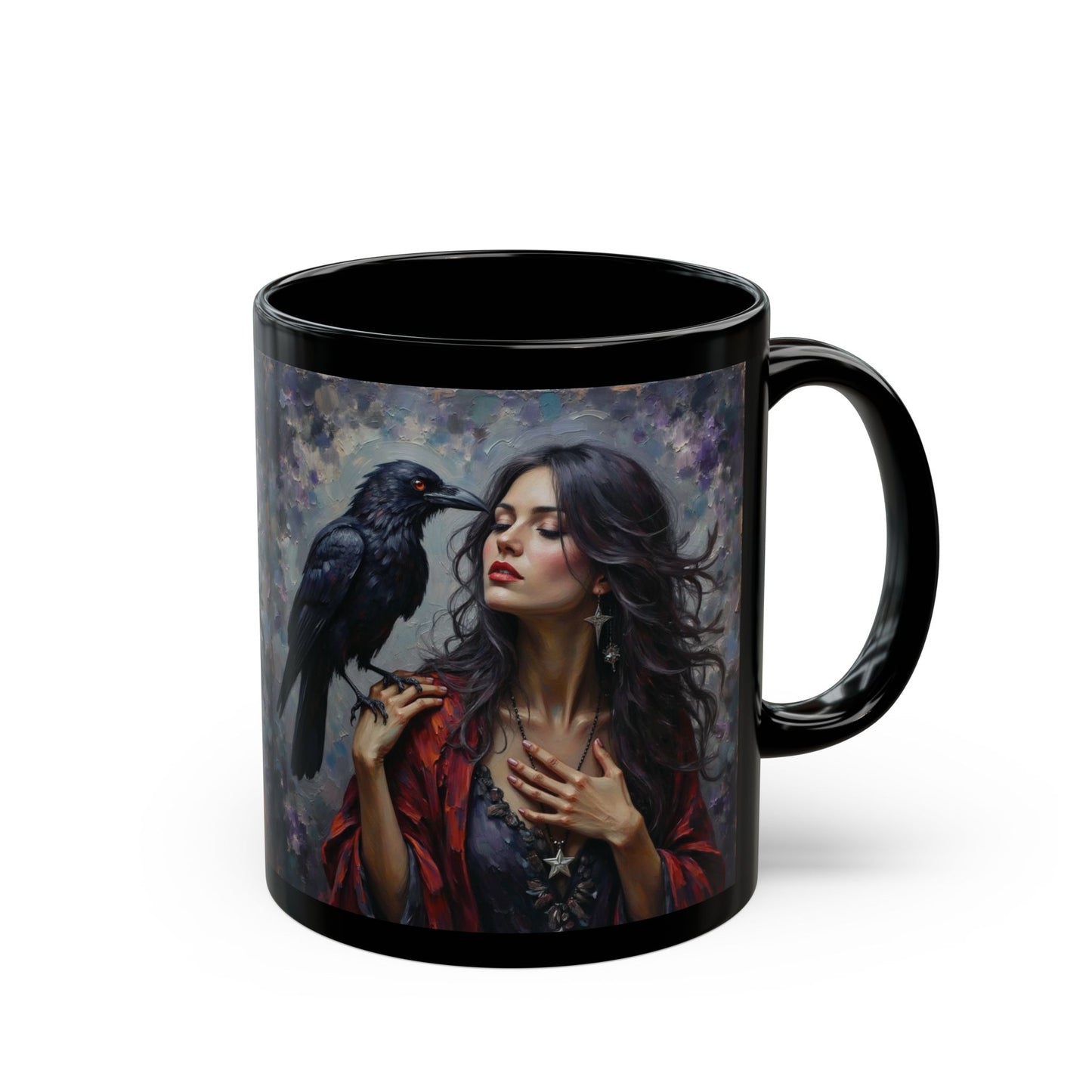Morrigan Goddess Mug, Embrace your inner goddess with this essential piece of witchy mugs collection.