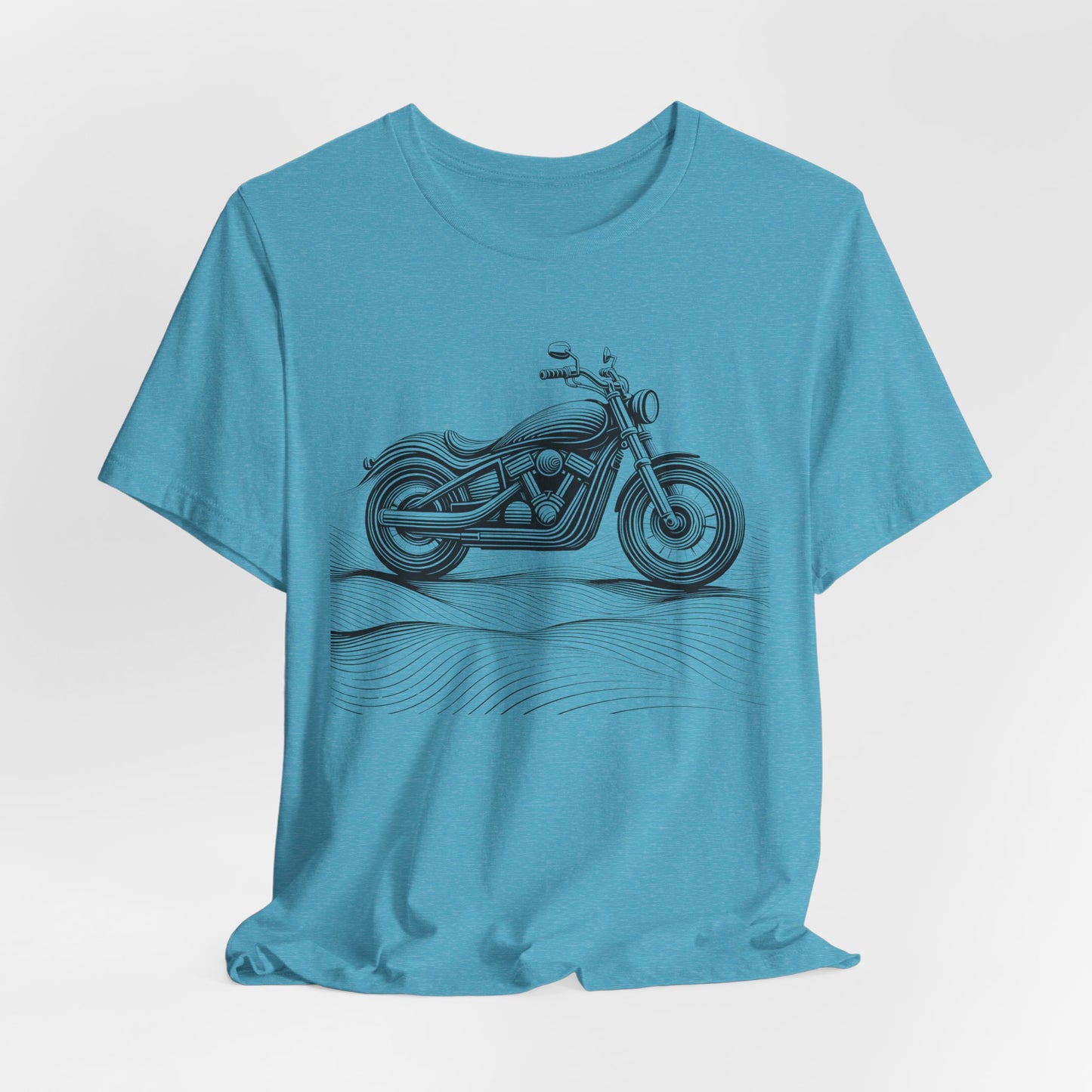 Cotton biker shirt, streetwear tee, biker apparel, motorcycle gift.