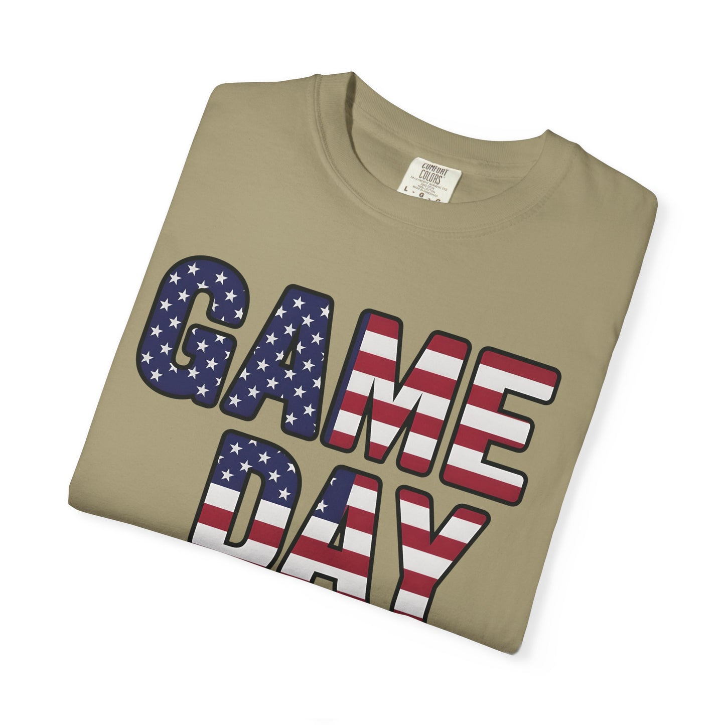 American Flag GAME DAY T-Shirt | Patriotic Sports Fan Tee