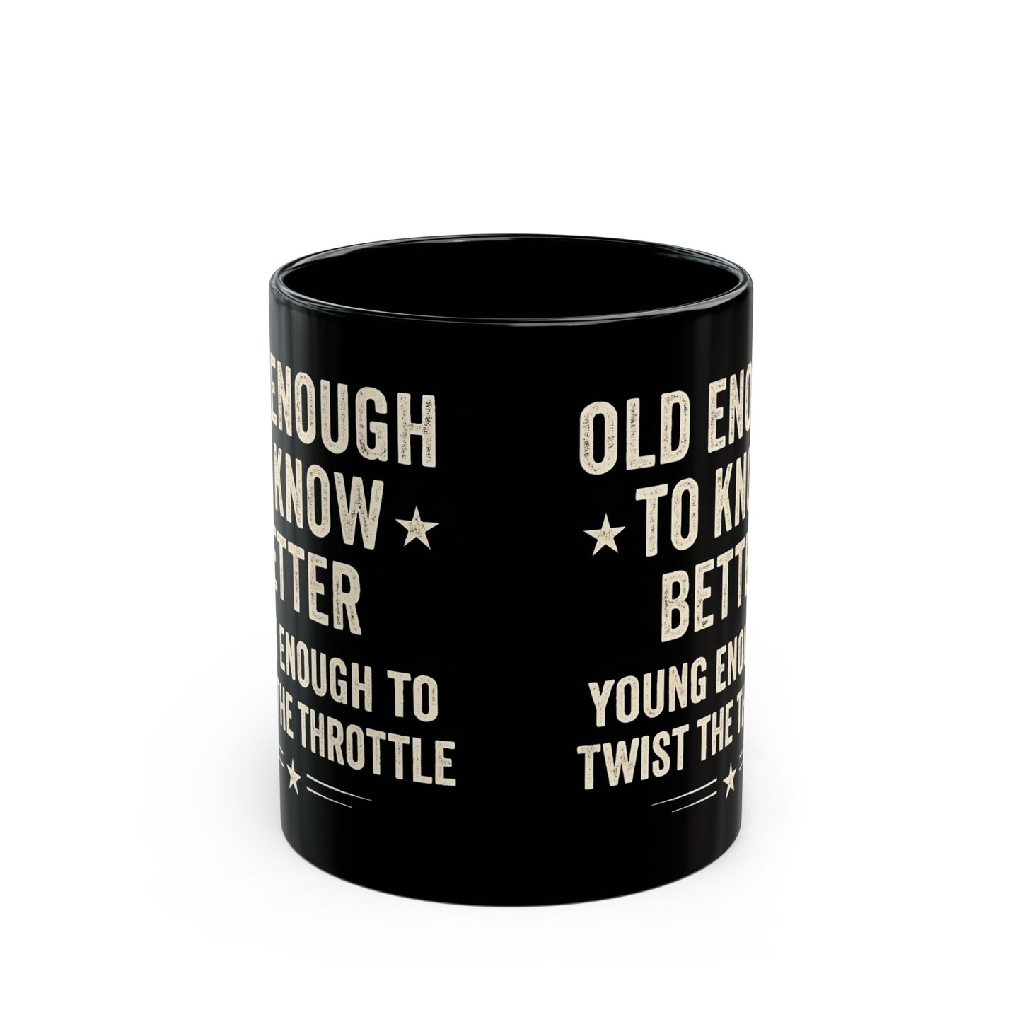 Old Enough To Know Better Mug, Bike Rider Gift, This motorbike mug captures the exhilarating spirit of motorcycle women and men alike, offering a daily sip of adventure with each brew of motorcycle coffee.