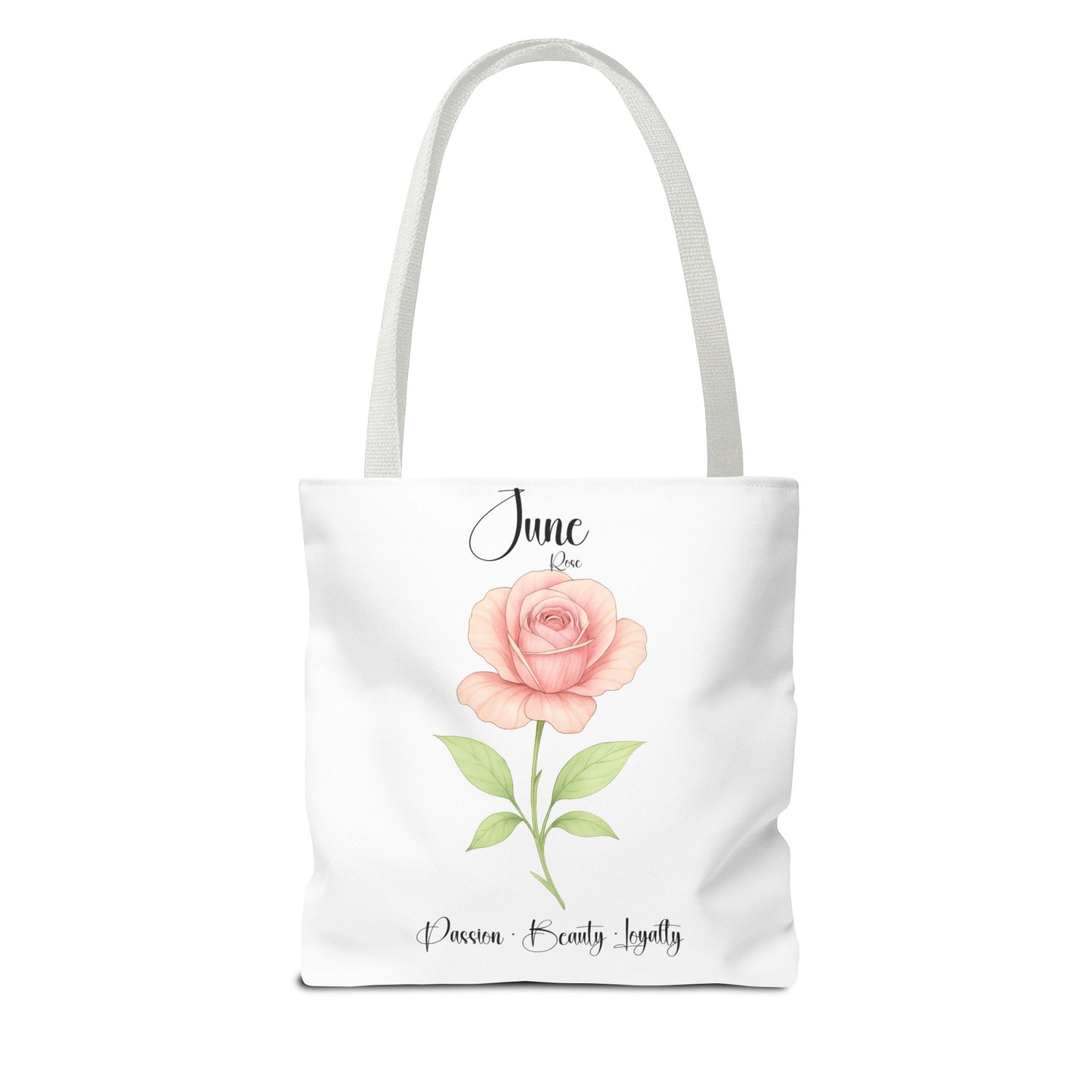 Personlised birth month flower bag for her, milestone birthdays, bestfriend gift.