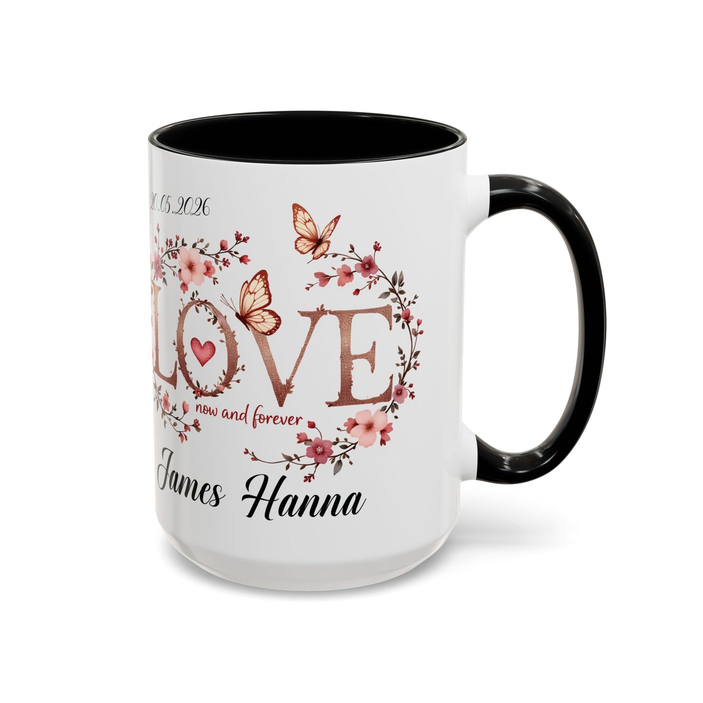 Custom Wedding Mug | Personalized Anniversary Mug | Valentines Day Gift |